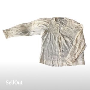 SEA New York Women's White Long Sleeve Blouse Size S